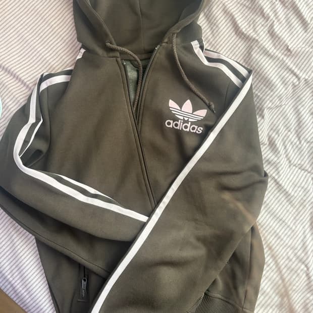 아디다스 파이어버드 유로파 브라운핑크 후드집업