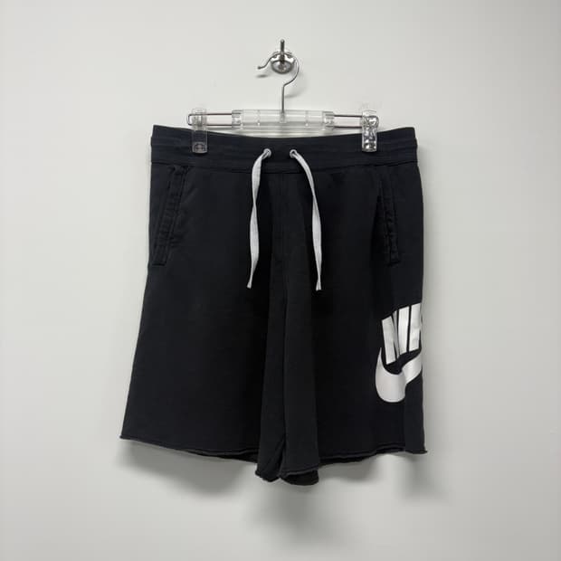 나이키 블랙 빅로고 반바지 M