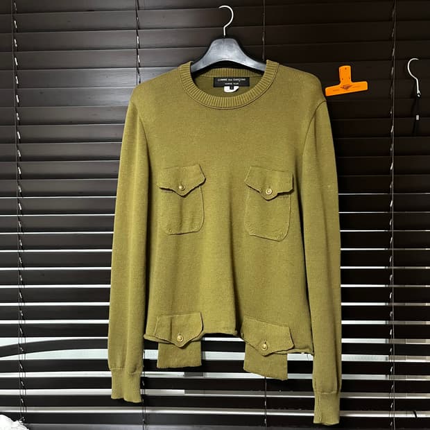 Comme des Garcons Homme Plus 포켓 니트
