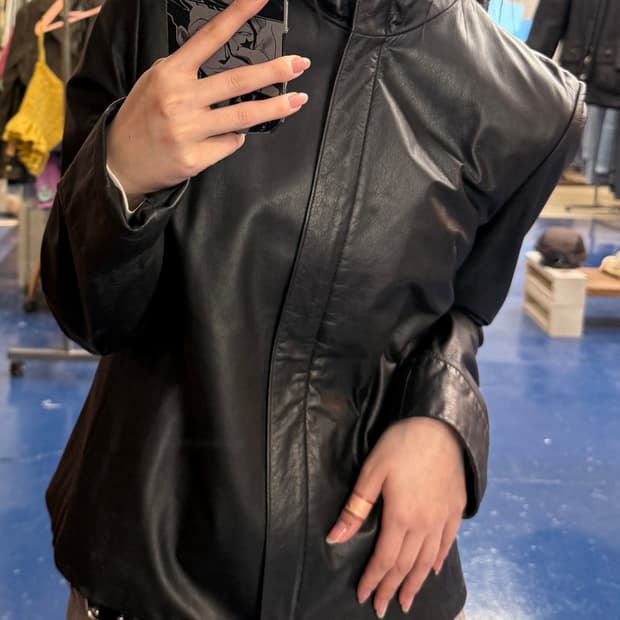 First one 소가죽 자켓