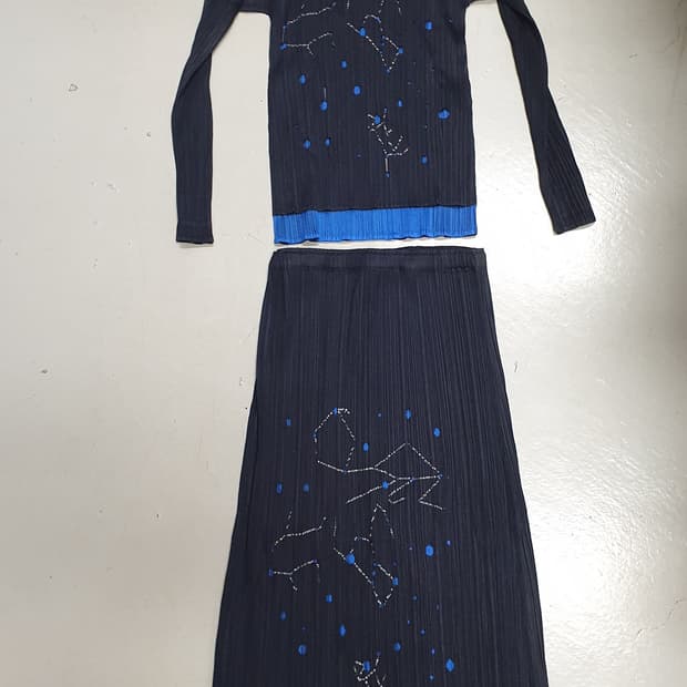 플리츠 플리즈 이세미야키 상하의새트