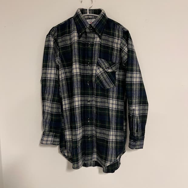 Van jac 클래식 타탄 체크 플란넬 셔츠