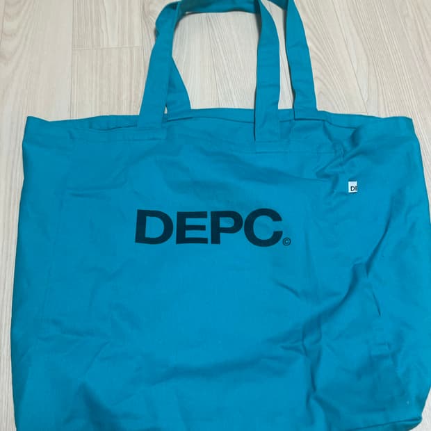 뎁크 에코백 틸블루