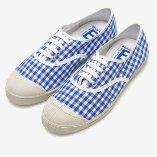 벤시몽 리미티드 체크 레이스업 스니커즈 240~245