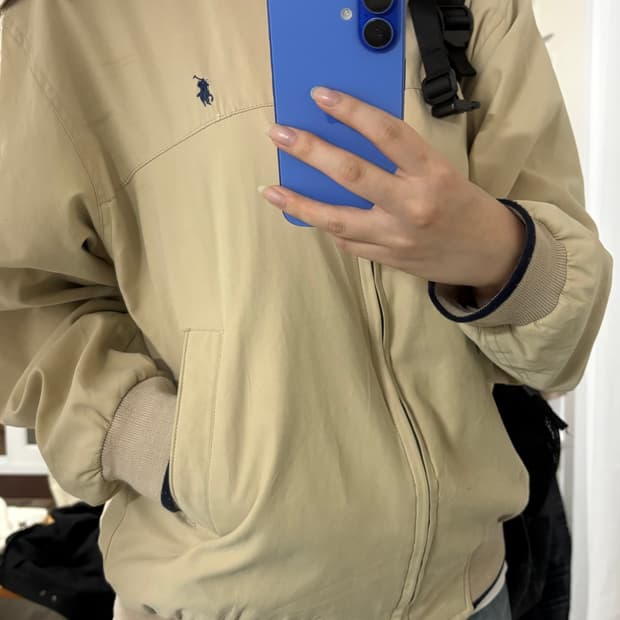 폴로 블루종 자켓