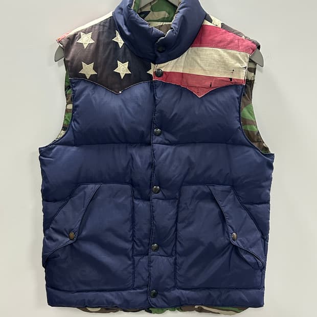 데님앤서플라이 리버시블 다운 베스트