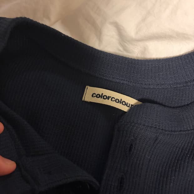 colorcolour 헨리넥 네이비 3사이즈