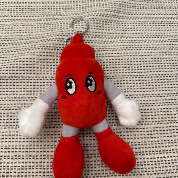 반디더핑크 케찹 키링