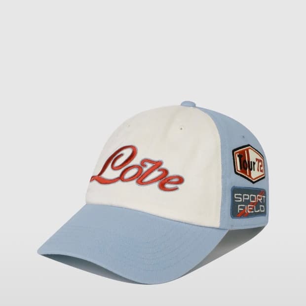 썬러브 love tour 캡 라이트블루