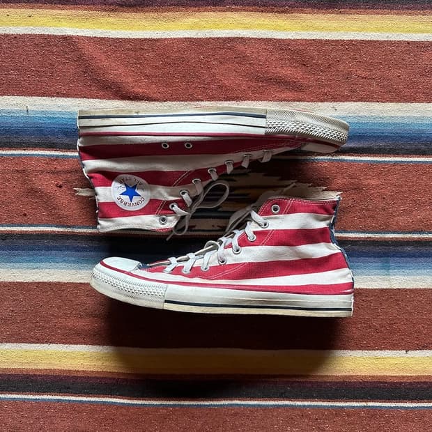 90s USA 빈티지 컨버스 성조기 척테일러 하이