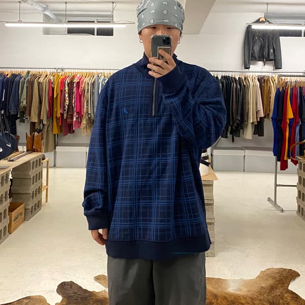 NAUTICA anorak sweat shirts 노티카 아노락 맨투맨