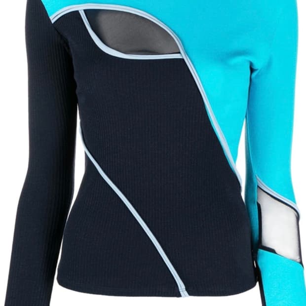 앤더슨벨 매쉬 디테일니트xs