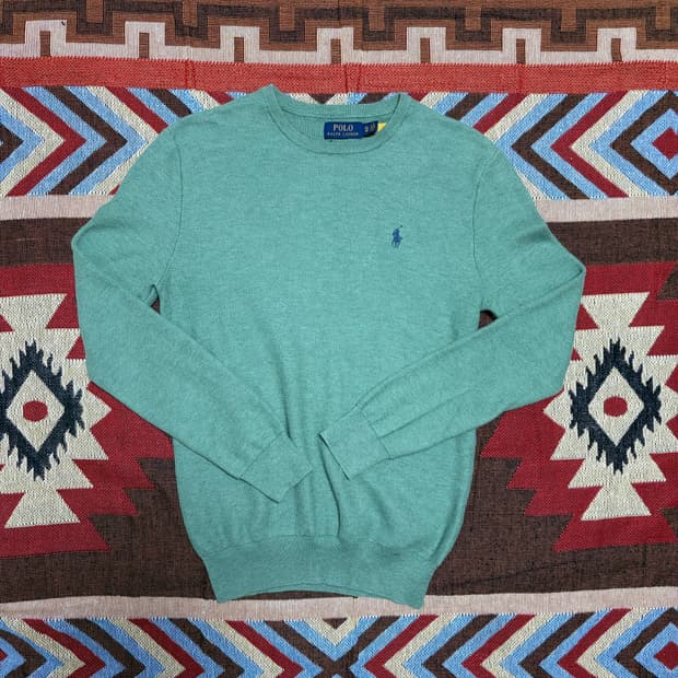 XS) 폴로 랄프로렌 코튼 니트 민트