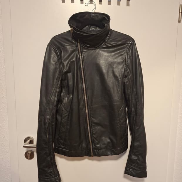 13FW 릭오웬스 몰리노 레더 자켓 48 사이즈