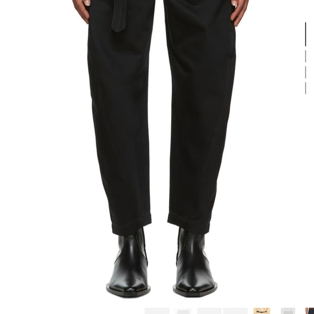 르메르 벨티드 팬츠블랙 54