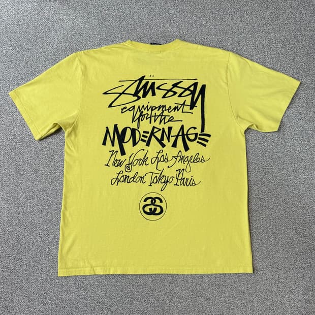 [정가 17만원] Stussy 스투시 모던에이지 반팔 L