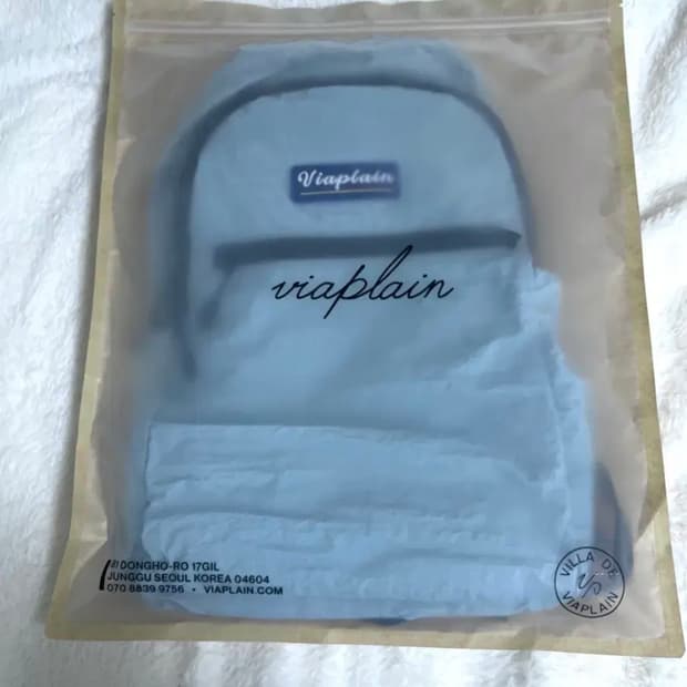 비아플레인 백팩(미사용)