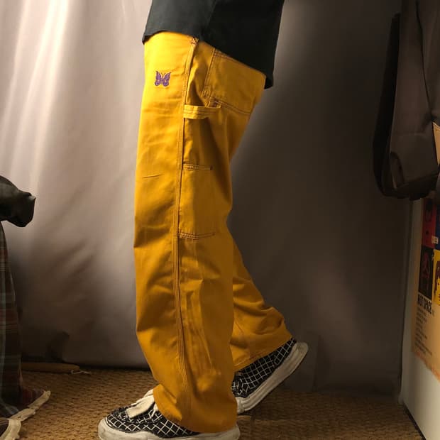 니들스 스미스 워크팬츠 오렌지