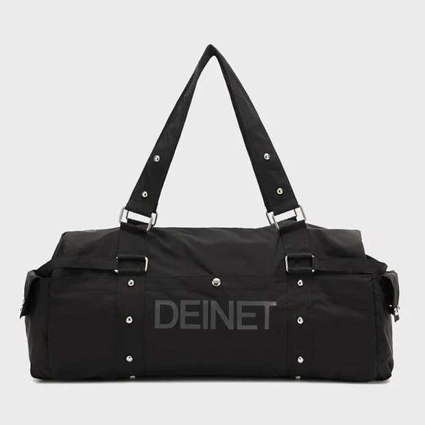 다이닛 LOGO DUFFLE BAG IN BLACK