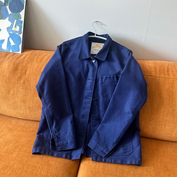 르몽셸미셸 프렌치워크자켓 몰스킨 