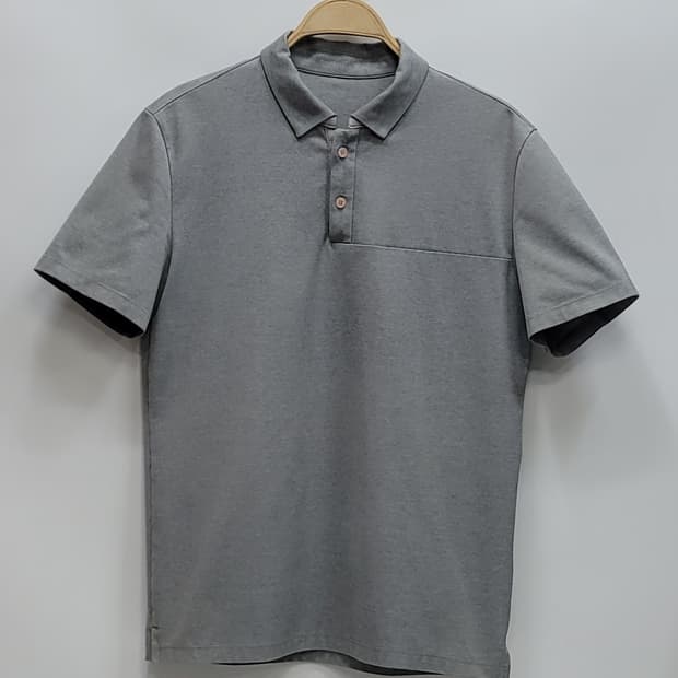 TIME 한섬 타임 옴므 카라 반팔 티셔츠 / 남 95 그레이
