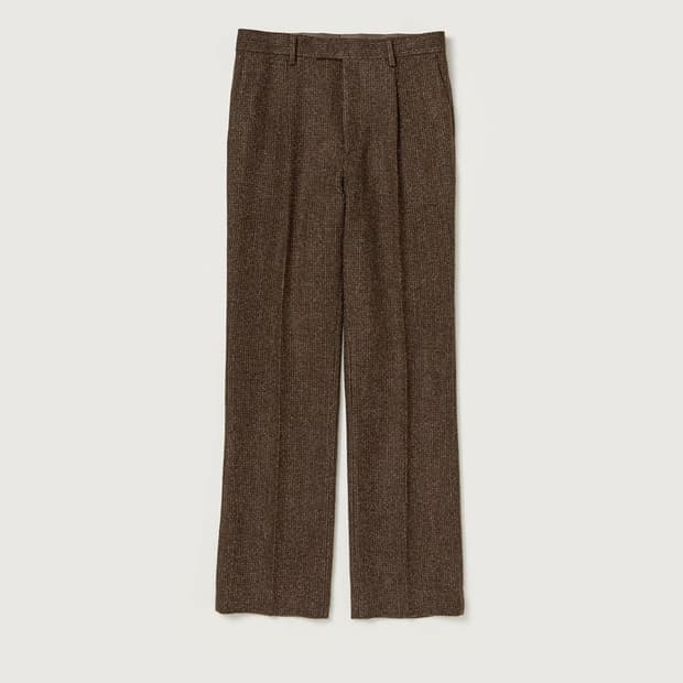 24fw 오라리 라마 셰틀랜드 울트위드 슬랙스 팬츠 5