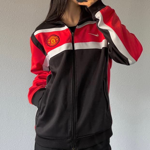 [S]나이키 맨체스터 유나이티드 07/08 트랙탑 져지