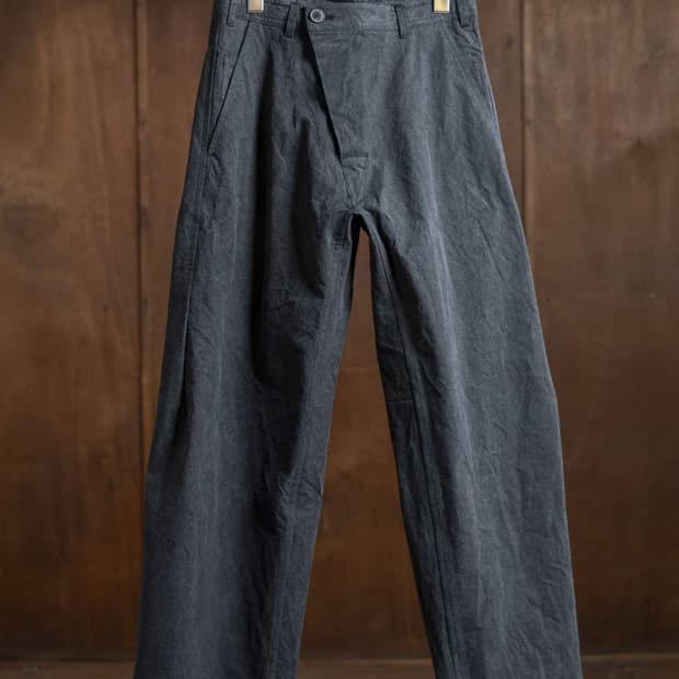 Trousers#84 - Time Washed Canvas - Black
