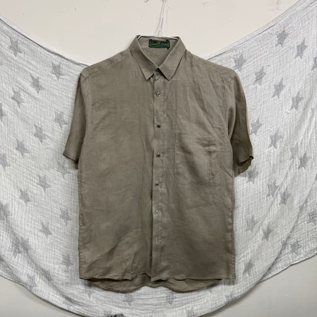 스카발 scabal 이탈리아 린넨 셔츠