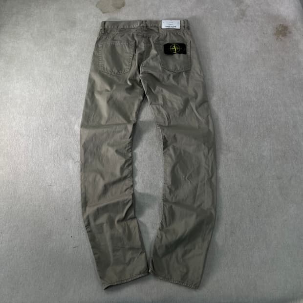 27 스톤아일랜드 백화점텍 코튼 와펜 팬츠