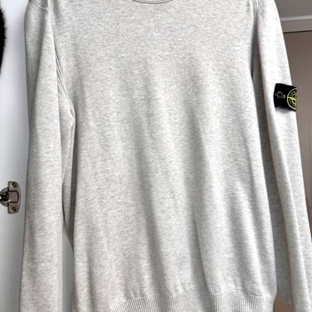 스톤아일랜드 니트 아이보리 