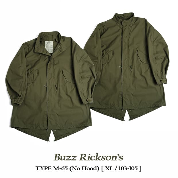 버즈릭슨 M-65 피쉬테일 파카 노후드 XL사이즈