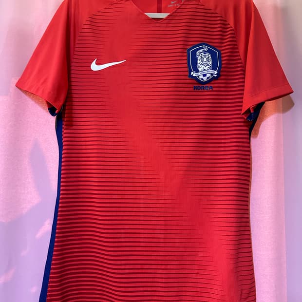 나이키 코리아 국가대표 반팔티 나이키반팔 축구 유니폼 라지