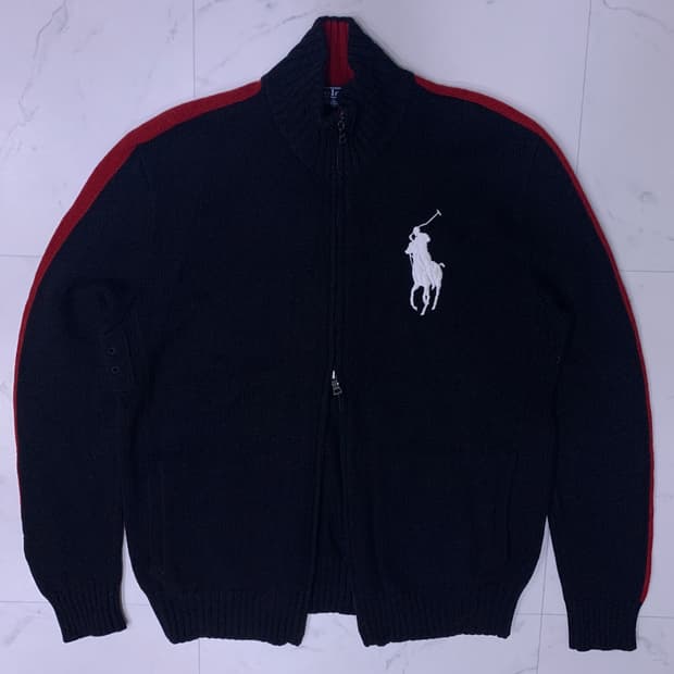 폴로 치프키프 빅포니USA 투웨이 니트집업