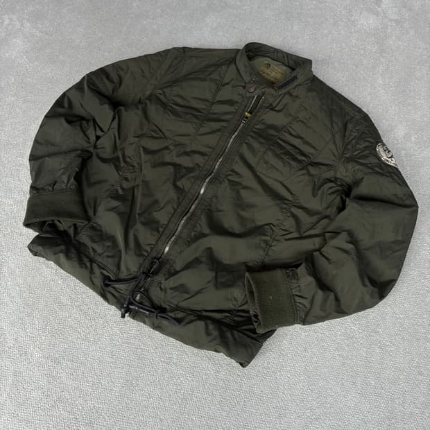 디젤 카키 봄버 자켓 m