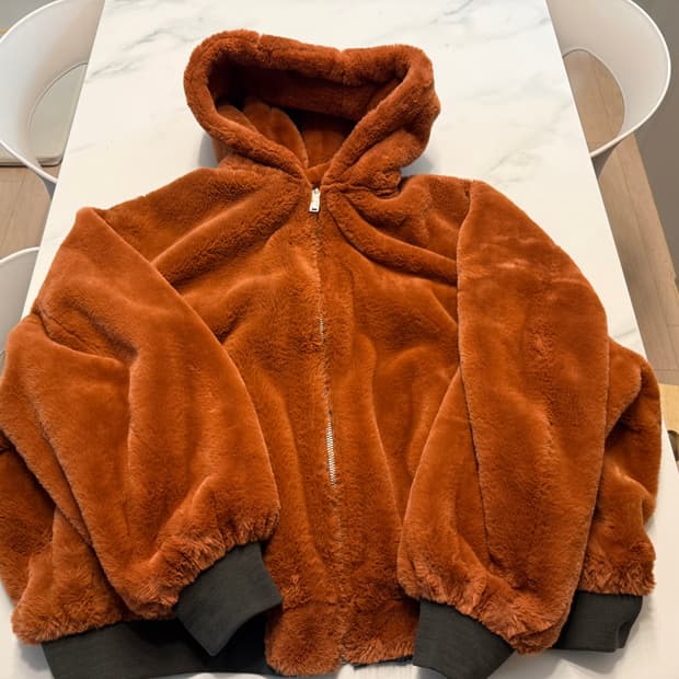 자라 퍼 양면 패딩 L 정품