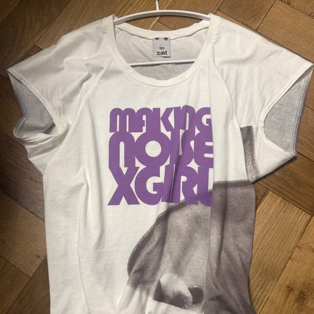 엑스걸 프린팅 티셔츠