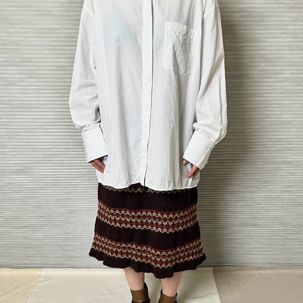 헬무트랭 루즈핏 스냅 셔츠 helmut lang shirt