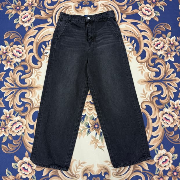 (30)데케트 DECET 흑청 와이드 데님팬츠