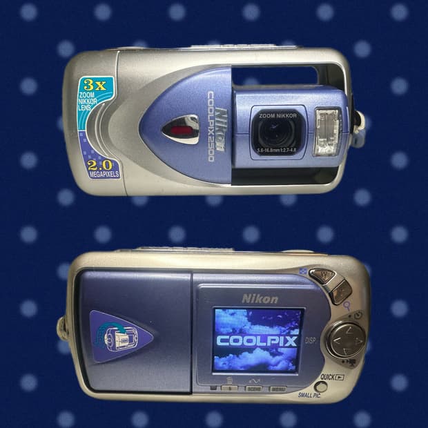 💙니콘 쿨픽스 E2500 플립카메라🤍