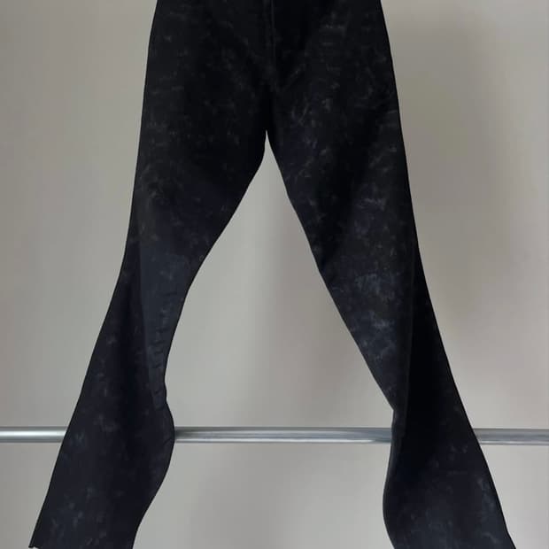 DIRAIN Curved Slacks Pants