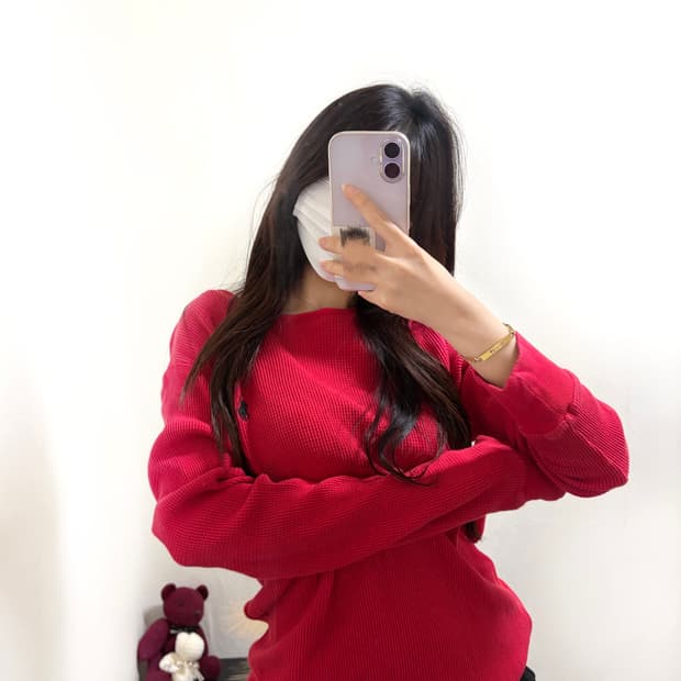 폴로 랄프로렌 크루넥 와플 니트(L)