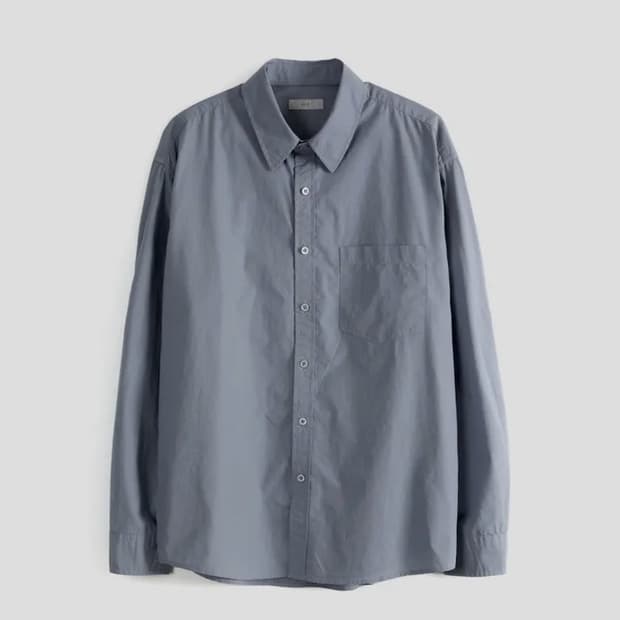 애습 스테디 셔츠 페일블루