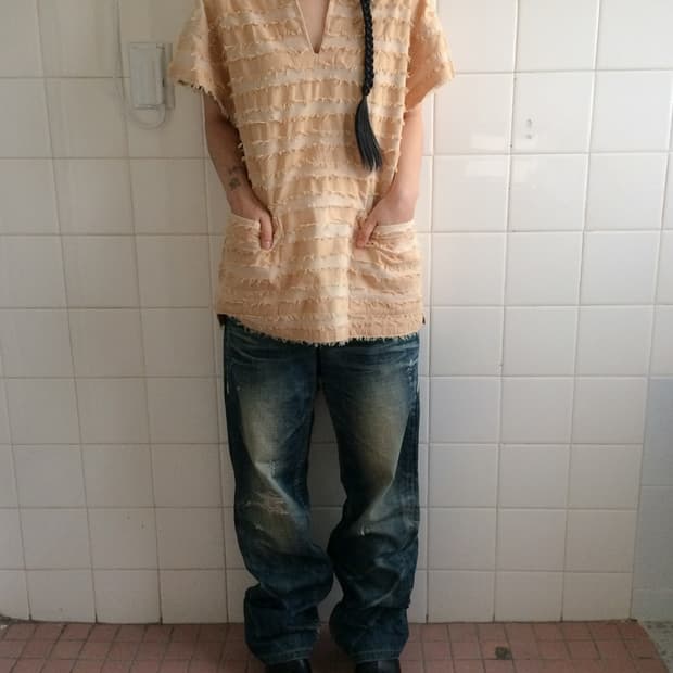 Fringe layer shirt