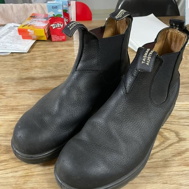 [블런드스톤/초판] 그레인레더 블랙 첼시부츠 275-280