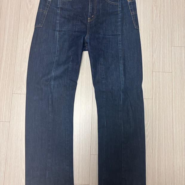 준야와타나베 앞 절개 데님 