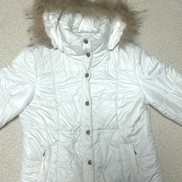 빈티지 화이트 패딩