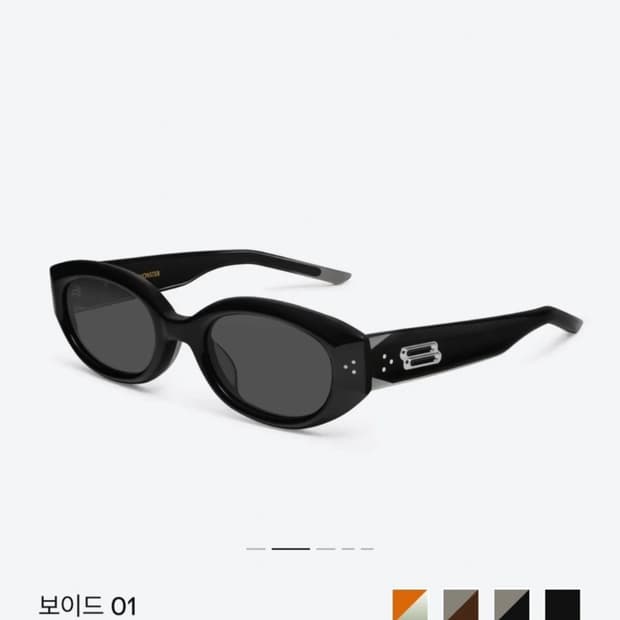 젠틀몬스터 보이드 01 블랙 선글라스