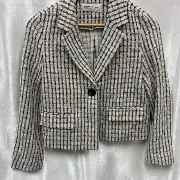 미쏘 트위드 자켓 사이즈90 