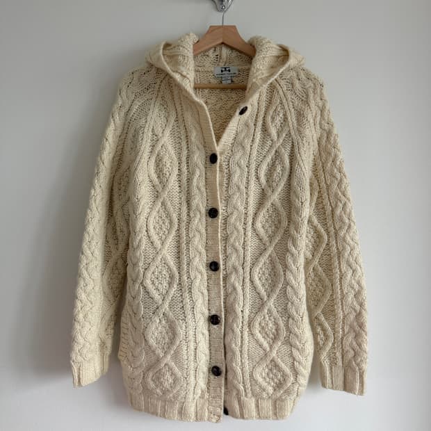 HAND KNIT 헤비울 가디건